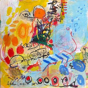 Peinture, Yellow Fantasy V, Aaron Labin (Grigoryan)