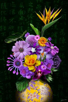 Drucke, Purple flowers, Stefan Filarski