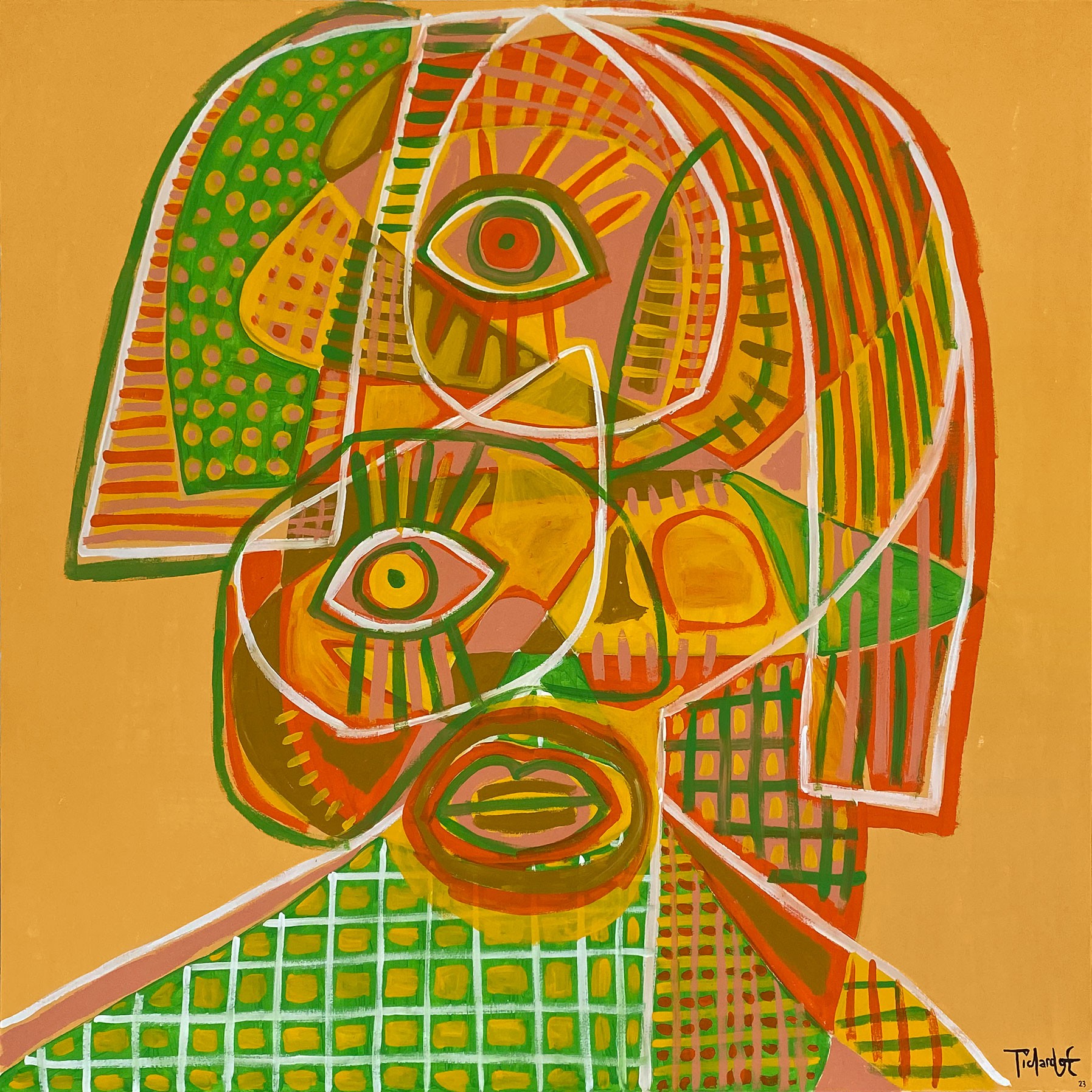 Enrique Pichardo, Retrato en amarillos Enrique Pichardo, Retrato en amarillos