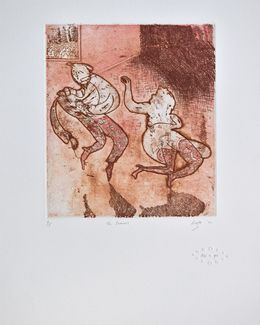 Print, The dancers, Christopher Croft