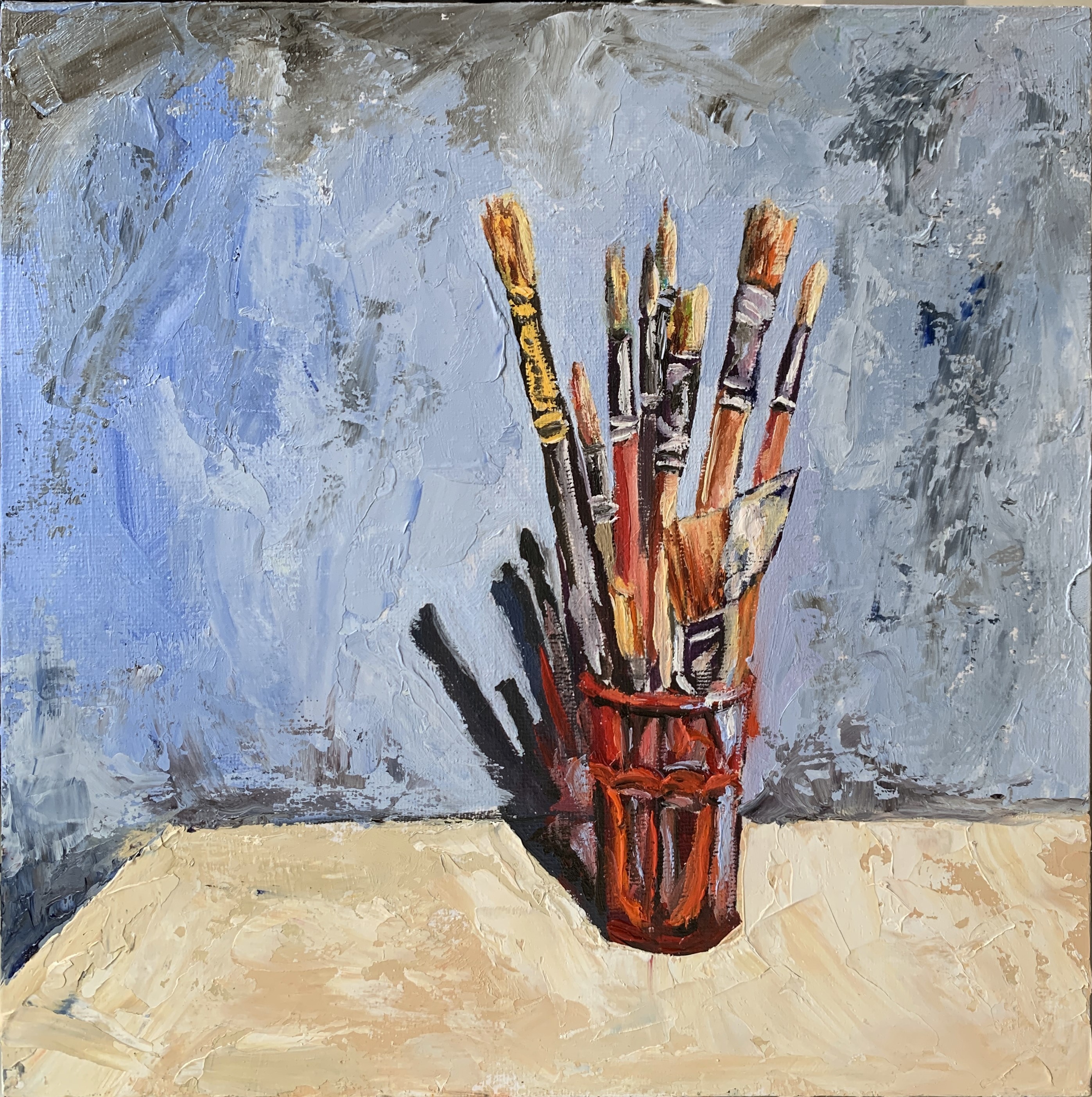 Schagen Vita, Artist Brushes. still life Schagen Vita, Artist Brushes. still life