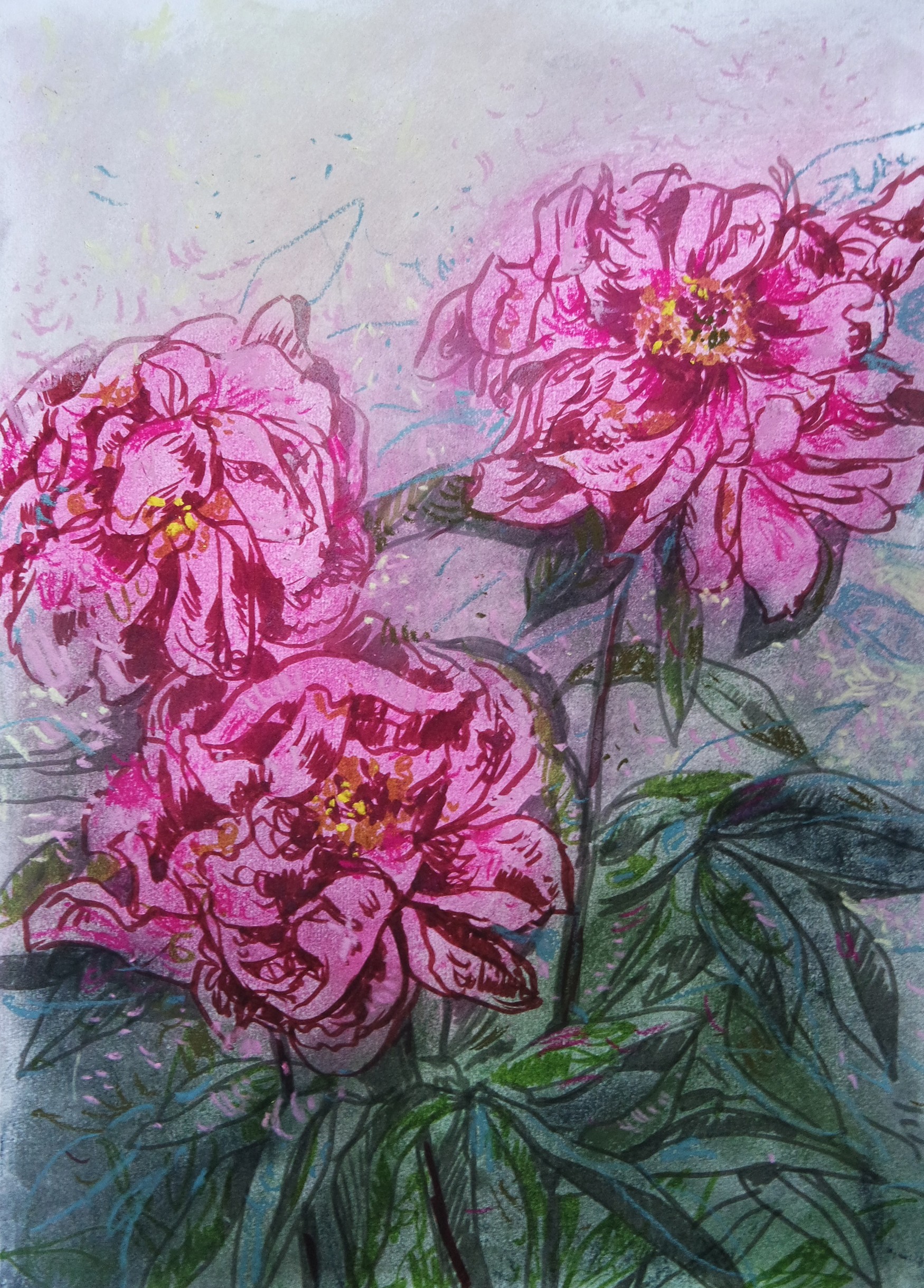 Galya Popova, Wilted peonies Galya Popova, Wilted peonies