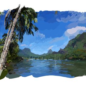 Édition, Baie de Cook Moorea - Polynésie Française, Thierry Machuron