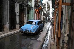 Drucke, Pluie tropicale à la Havane - Cuba, Thierry Machuron