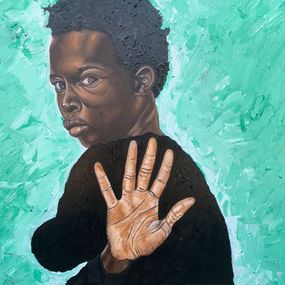 Painting, Hold My Peace, Olaosun Oluwapelumi