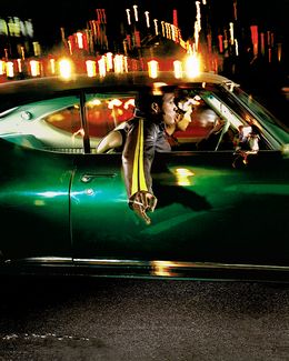 Fotografía, Two Guys In Green Car (M), David Drebin