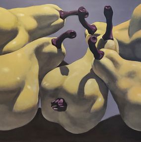 Painting, Large Pears 43, Large Pears Series, Alexander Lufer