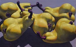 Painting, Large Pears 47, Large Pears Series, Alexander Lufer