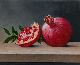 Gemälde, Still Life with Pomegranates, Stepan Ohanyan