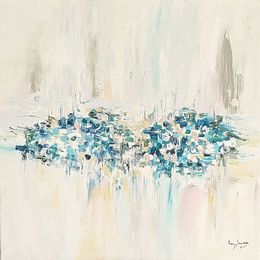 Painting, Fleurs bleues des champs, Âme Sauvage