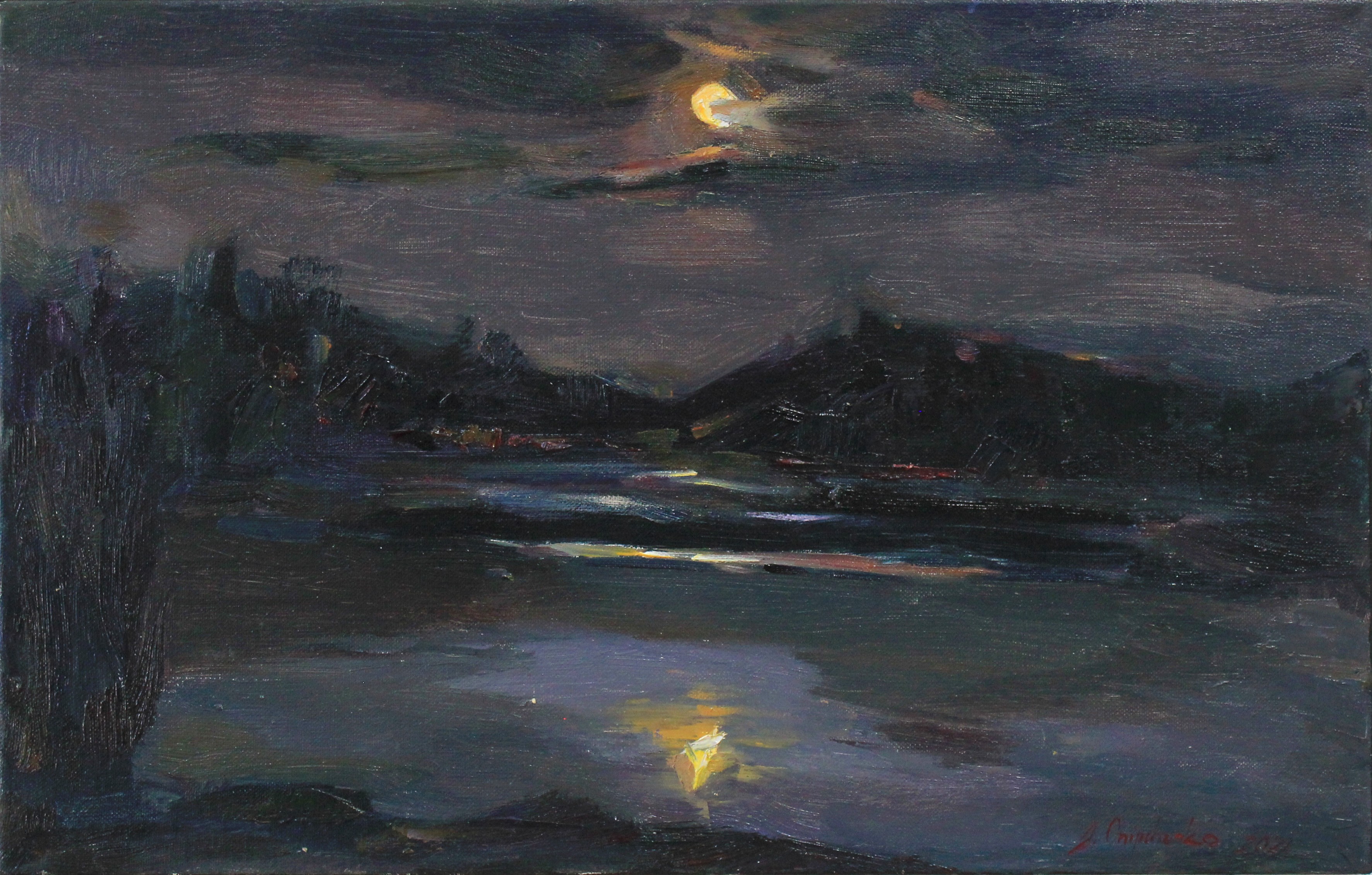 Alisa Onipchenko-Cherniakovska, Moon night Alisa Onipchenko-Cherniakovska, Moon night