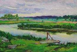 Painting, Summer rain, Alisa Onipchenko-Cherniakovska