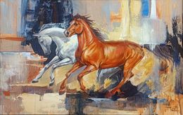 Peinture, Horses, Plamen Kostov