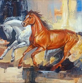 Painting, Horses, Plamen Kostov