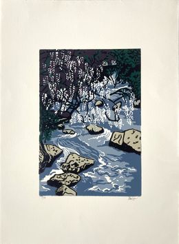 Print, Glycine sur l'Aven (1), Jean-Yves Boislève
