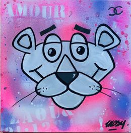 Painting, Pink panther m2, Lussy
