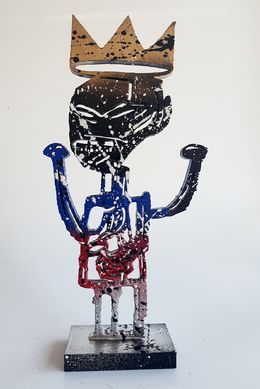 Sculpture, The king Basquiat, Spaco