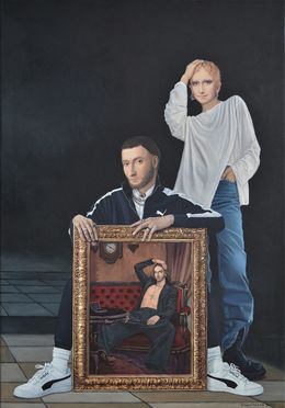 Peinture, Oh my God, or a Custom Portrait, Nataliya Bagatskaya
