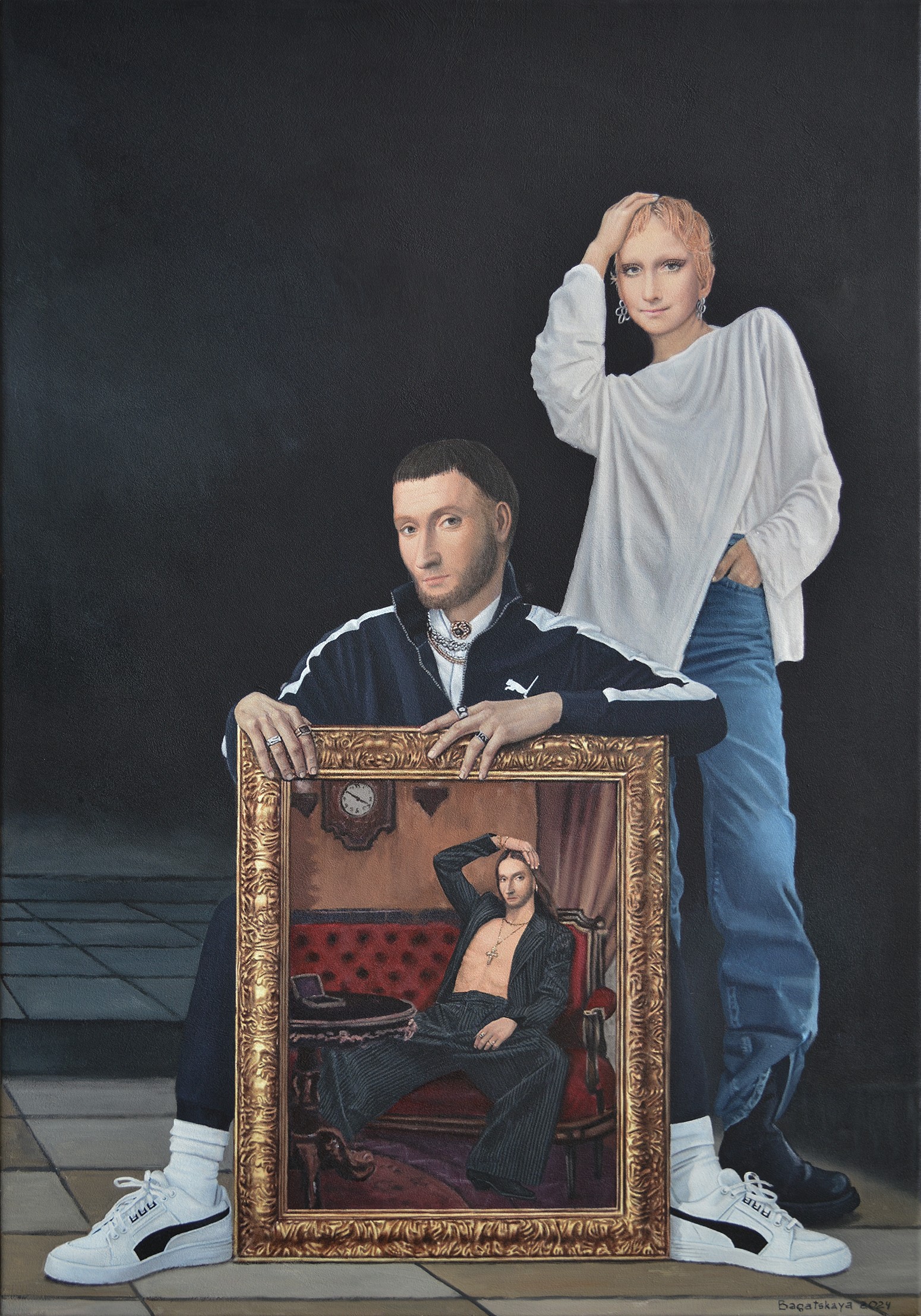 Nataliya Bagatskaya, Oh my God, or a Custom Portrait Nataliya Bagatskaya, Oh my God, or a Custom Portrait