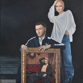Painting, Oh my God, or a Custom Portrait, Nataliya Bagatskaya
