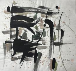 Gemälde, Paysage abstrait II, Meijuan Yu