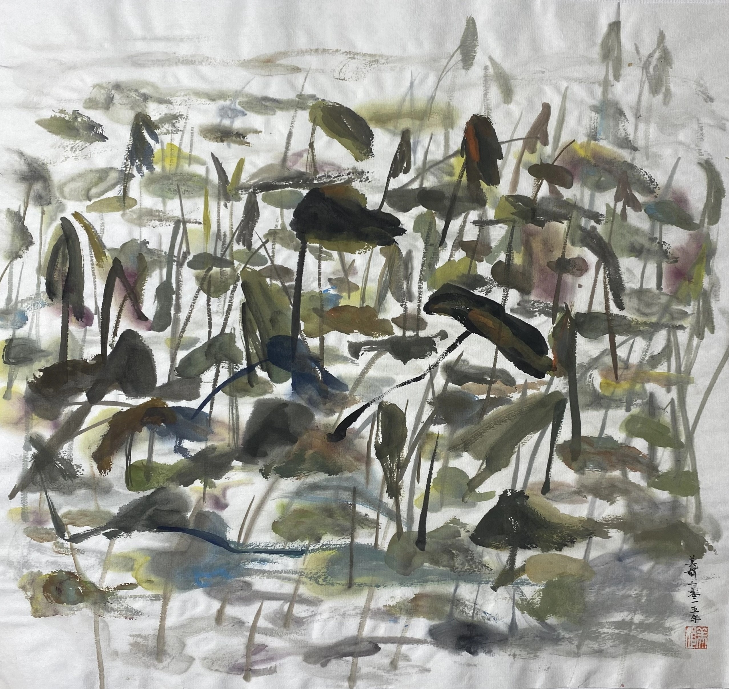 Meijuan Yu, Paysage abstrait 4 Meijuan Yu, Paysage abstrait 4