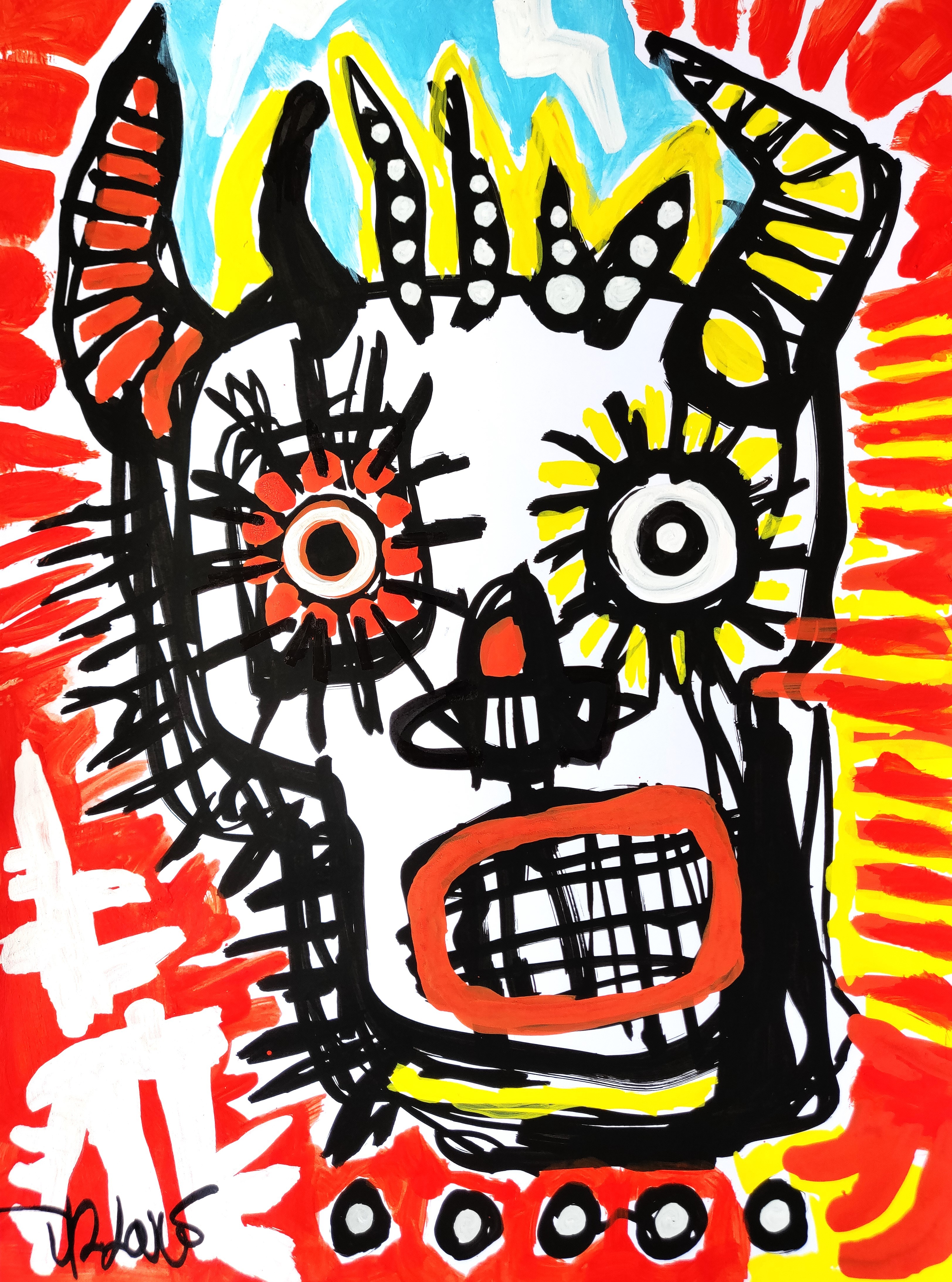 Dr. Love, Skull with horns Dr. Love, Skull with horns