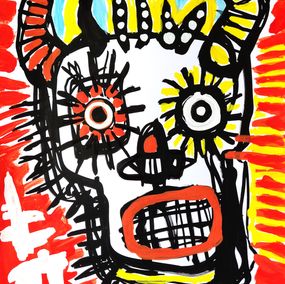 Pintura, Skull with horns, Dr. Love