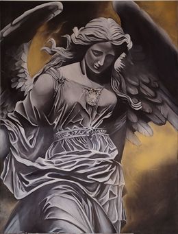 Painting, L'Ange, Céline de Abreu