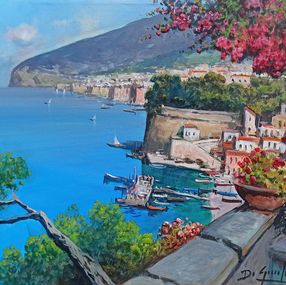 Painting, View of the gulf  - Sorrento painting Italy, Gianni Di Guida