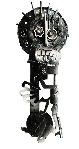 Escultura, Le Skull Et La Clé, Michadu
