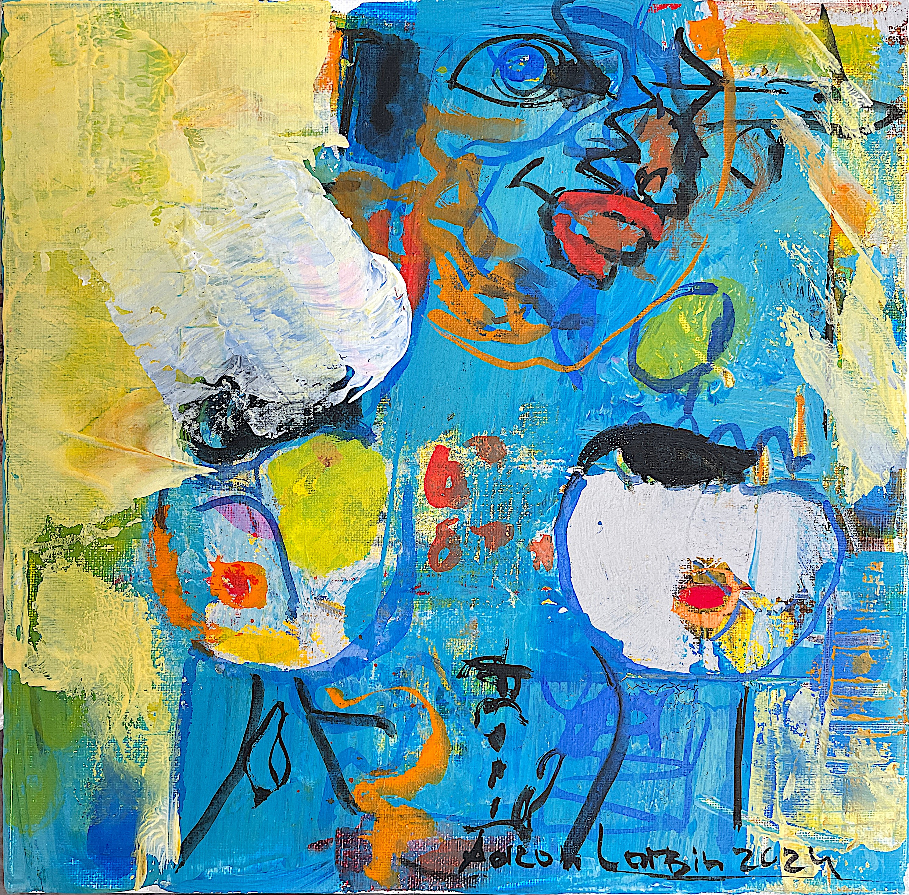 Aaron Labin (Grigoryan), Blue Portrait Aaron Labin (Grigoryan), Blue Portrait