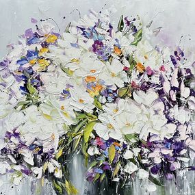 Peinture, Delicate blossom bouquet, Marieta Martirosyan