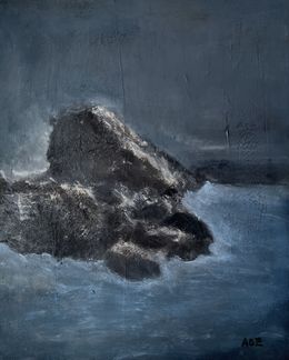 Peinture, Clair de lune, Agnès Olmer Zlatine