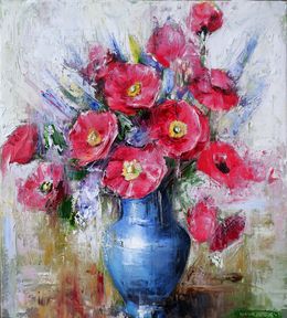 Gemälde, Bouquet of Poppies, Igor Navrotskyi
