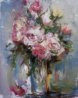 Painting, Garden Roses, Igor Navrotskyi