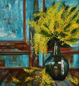 Painting, Mimosa, Nigar Helmi