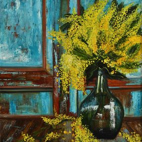 Painting, Mimosa, Nigar Helmi