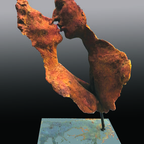 Sculpture, Le baiser (1), Jérôme Radigois