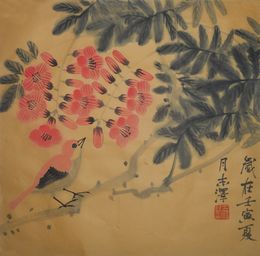 Peinture, Chinese Trumpet Creeper, Zhize Lv