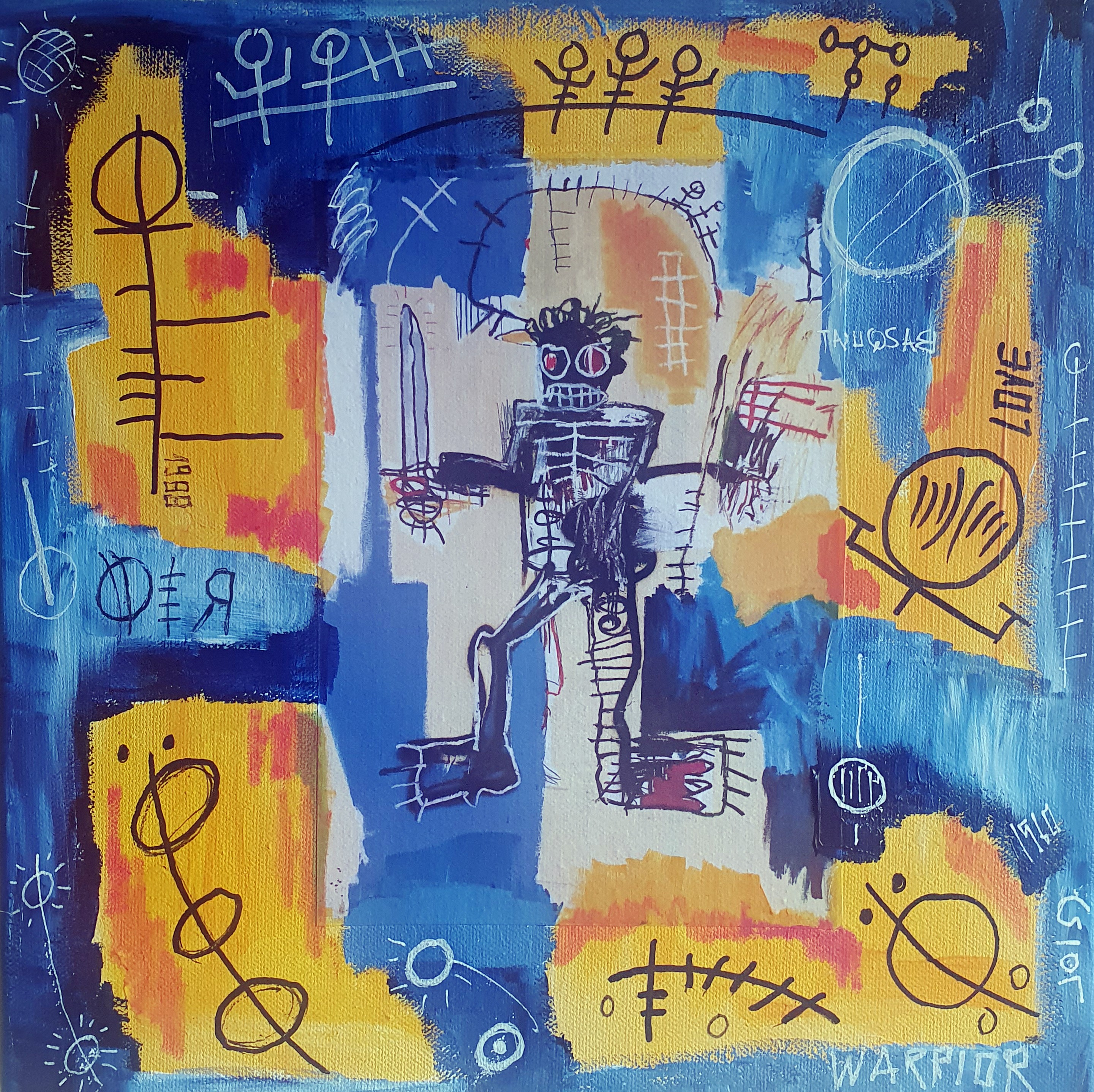 PyB, Black warrior Basquiat PyB, Black warrior Basquiat