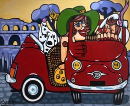 Painting, Fiat 500, Pascal Astier