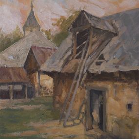 Gemälde, From the Yard, Milan Laciak