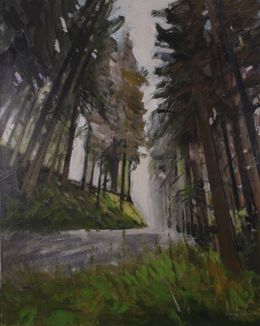 Gemälde, On the Hill, Milan Laciak