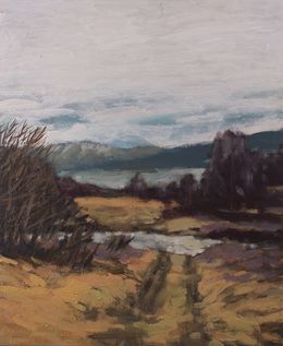 Gemälde, By the River, Milan Laciak