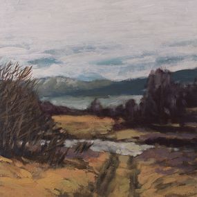 Gemälde, By the River, Milan Laciak