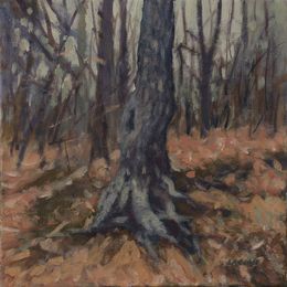 Painting, The Old Tree, Milan Laciak
