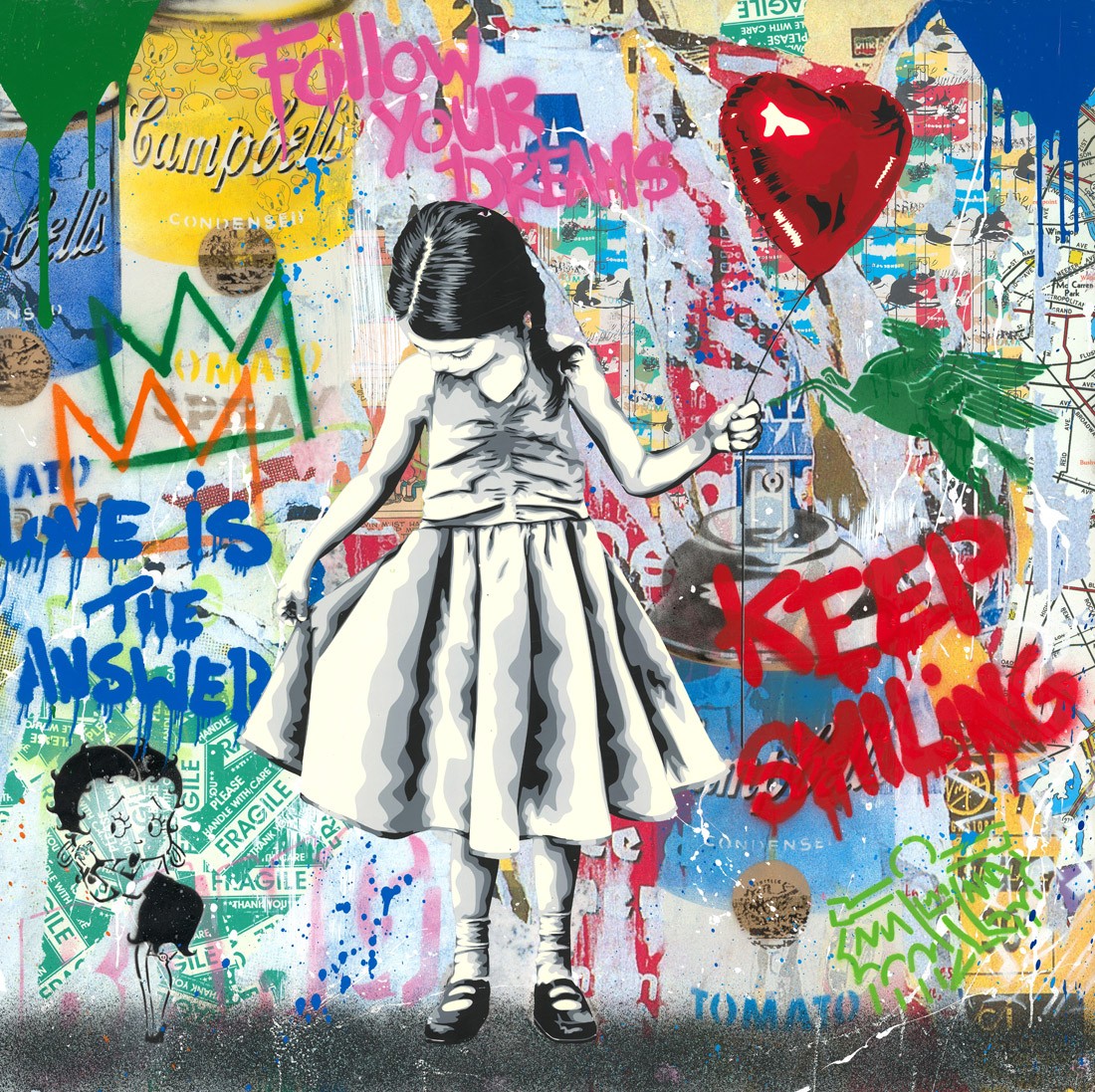 Mr Brainwash, Beautiful Girl Mr Brainwash, Beautiful Girl