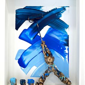 Peinture, Blue Colors 020524, Bernard Saint-Maxent