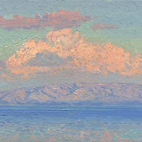 Gemälde, Clouds on the sea, Simon Kozhin